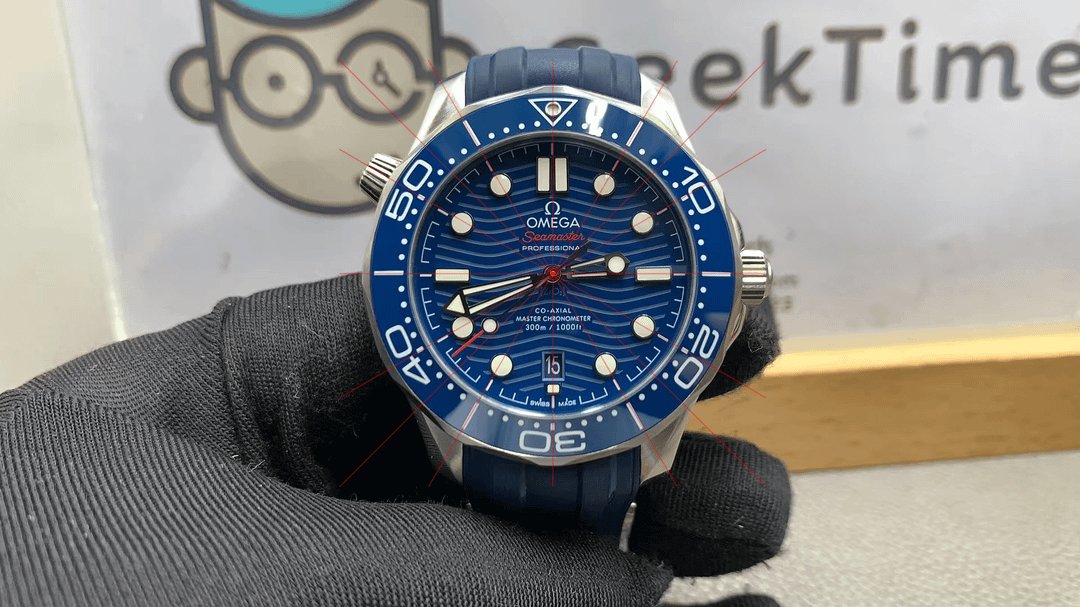 Vsf Omega Seamaster Diver 300M Blue Dial Quality Control Qc Photo Detail Vsf Omega Seamaster Diver 300M Blue Dial Quality Control Qc Photo Detail