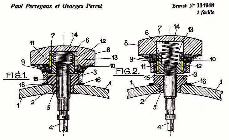 Watch Screw-Down Crown Gasket Water Resistance Diagram